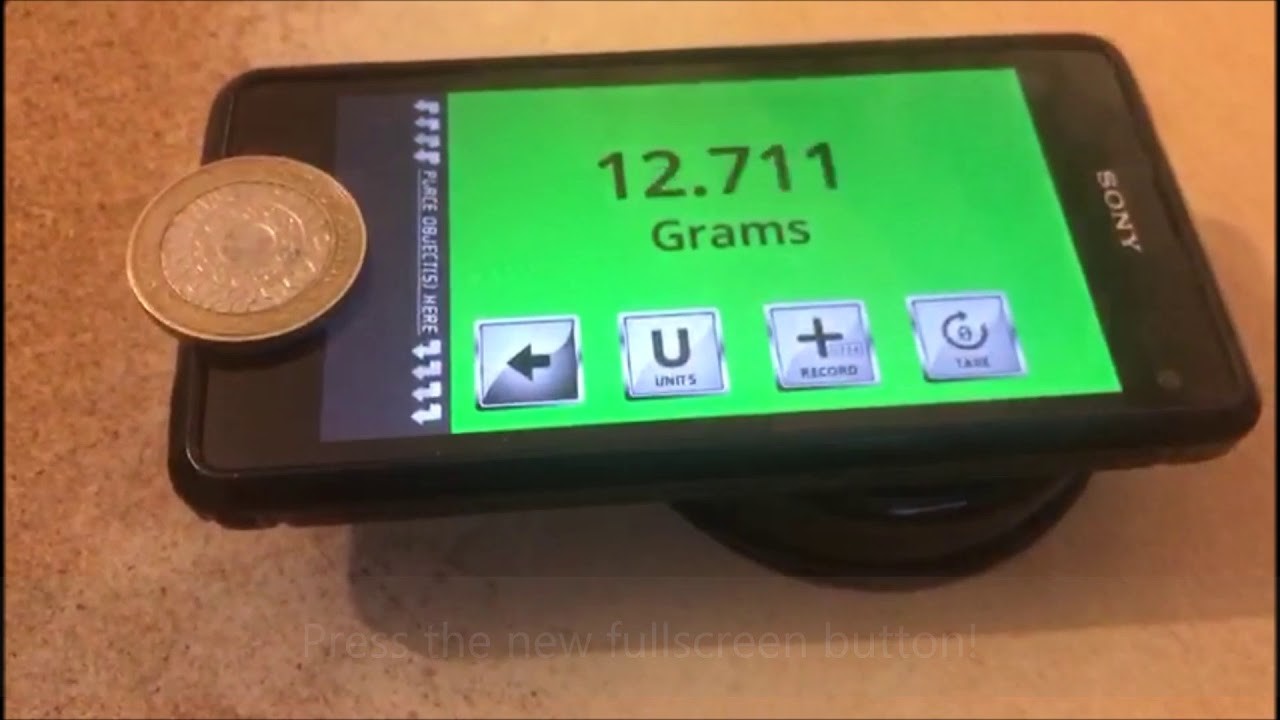 Gram Digital Scale App with converter